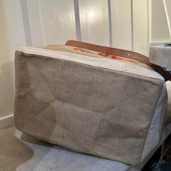 Clare V. x Apolis “Merci Beau Coup” tote w long leather strap limited edition - Picture 6 of 14